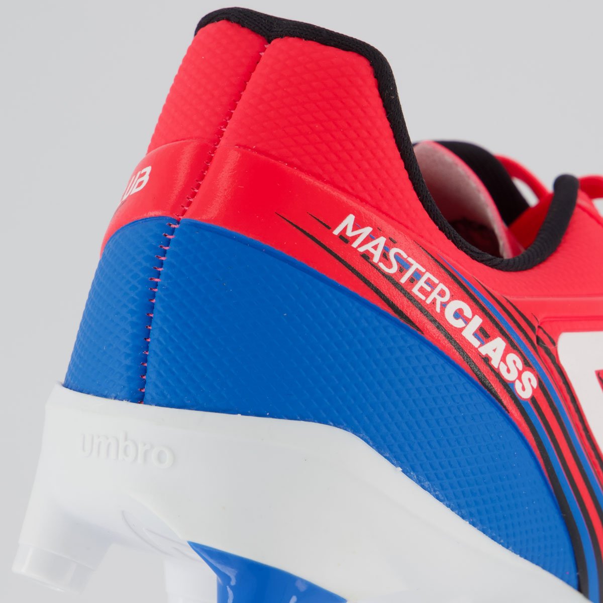 Chuteira Umbro Master Class Club Campo Rosa e Azul Rosa 6