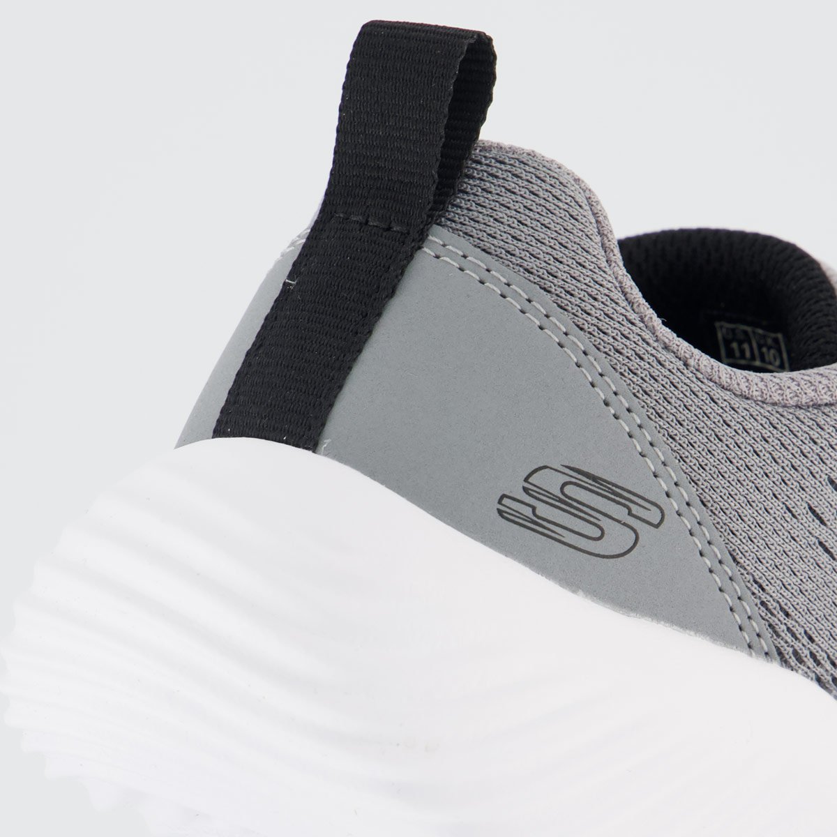 Tênis Skechers Bounder Quanta-Pacer Infantil Cinza Cinza 6