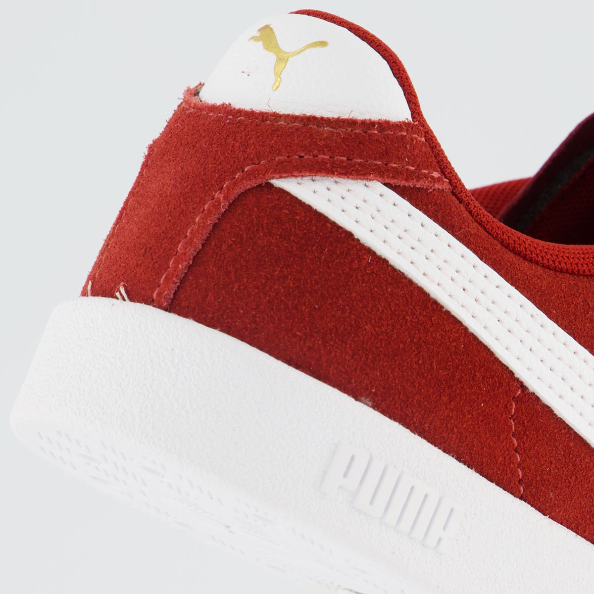 Tenis Puma Club II Era Bordô e Branca Vermelho 6