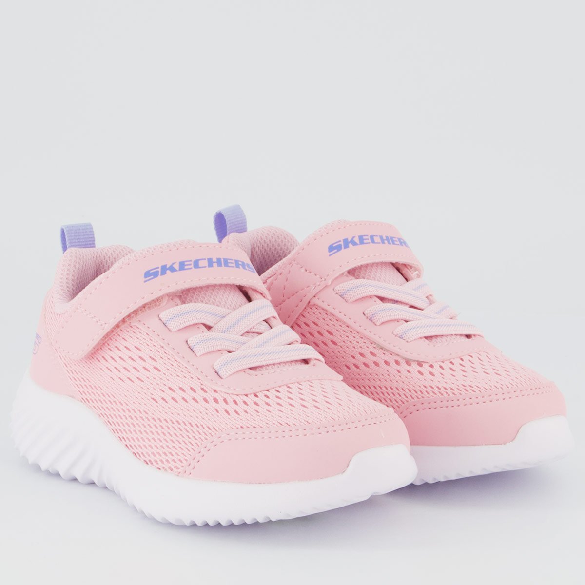 Tênis Skechers Bounder Free Infantil Rosa Rosa 2