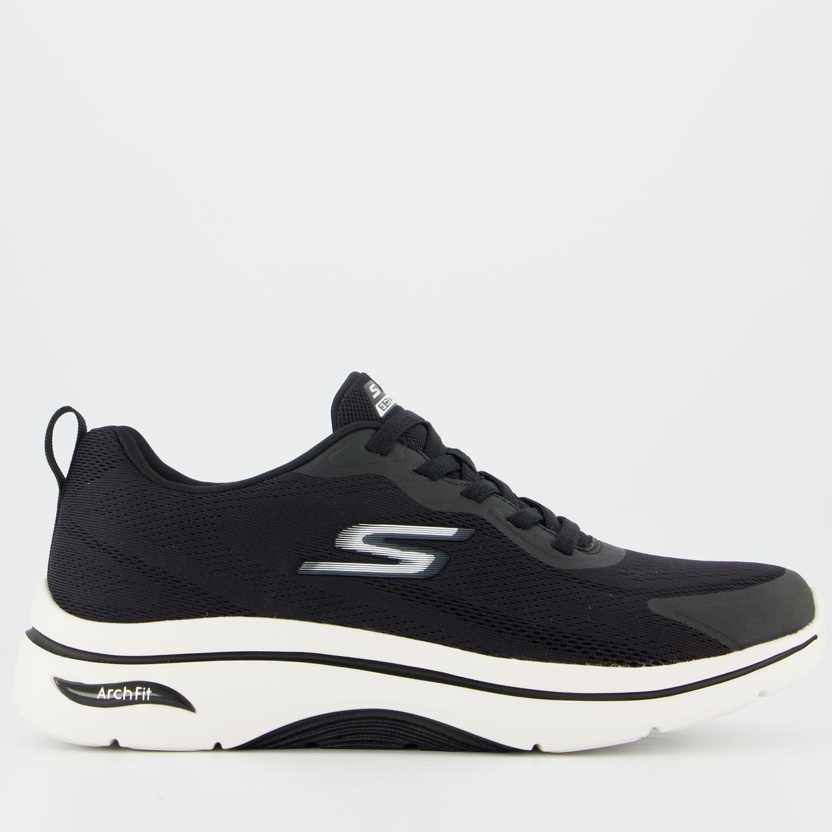 Tênis Skechers Go Walk Arch Fit 2.0 Preto e Branco