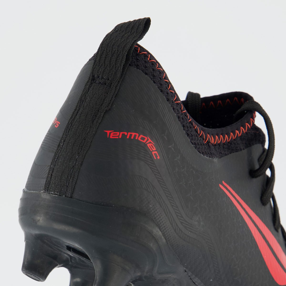Chuteira Penalty S11 Locker Ecoknit XXI Campo Preta e Vermelha Preto 6