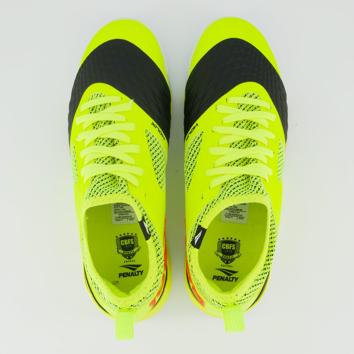 Chuteira Penalty Max 1000 Ecoknit Futsal Verde e Preta Verde/Preto 4