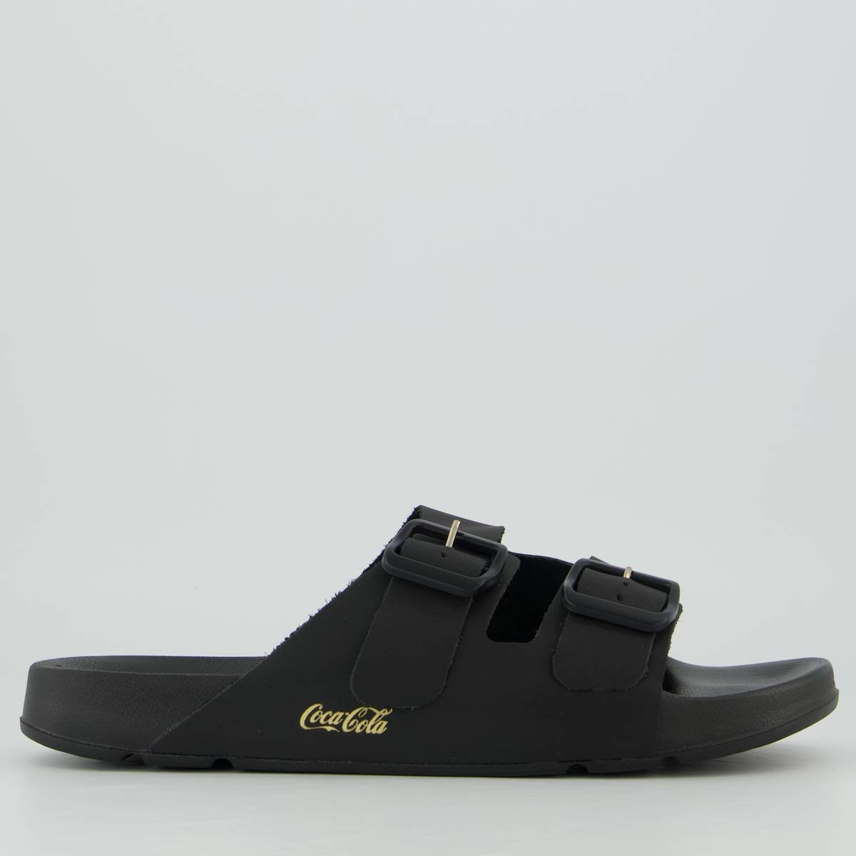 Chinelo Coca Cola Slide Urban Classic Preto Preto 2