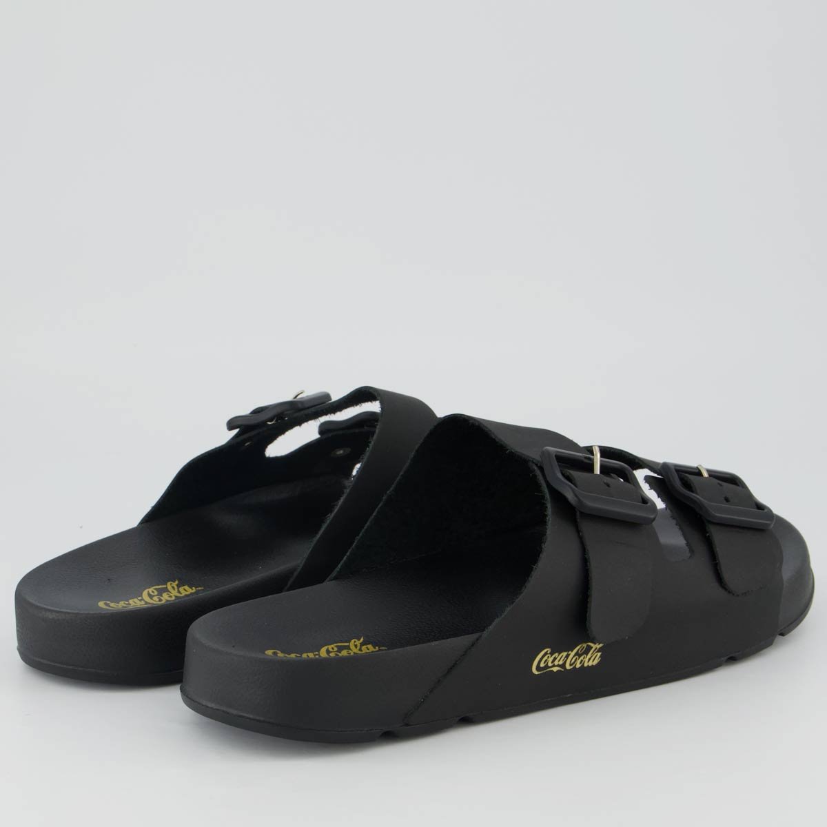 Chinelo Coca Cola Slide Urban Classic Preto Preto 4
