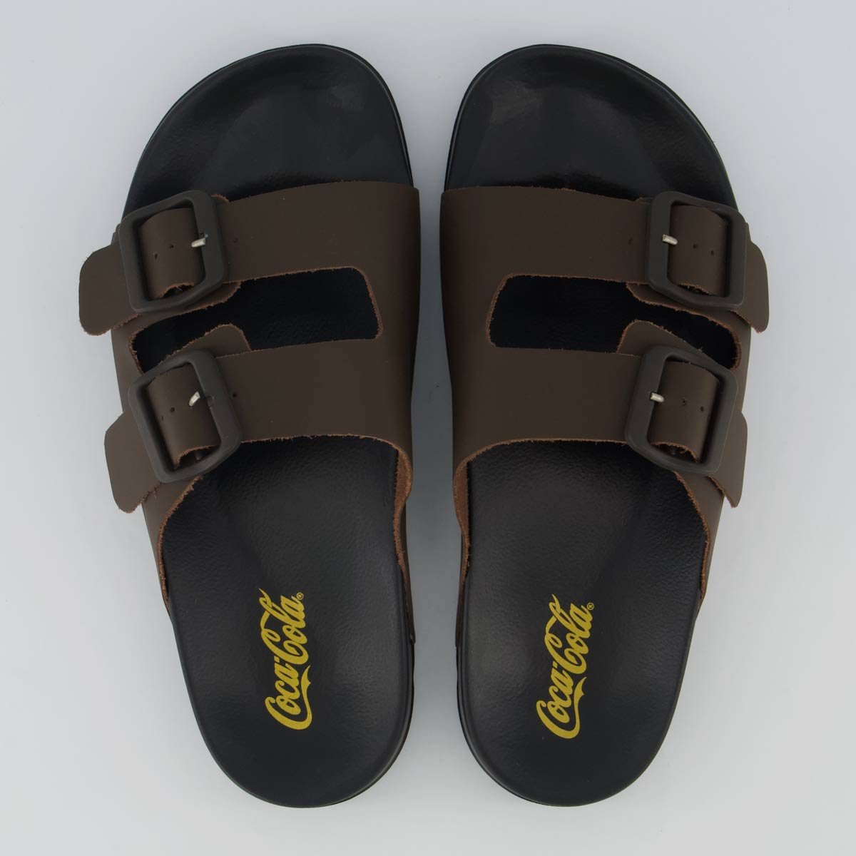 Chinelo Coca Cola Slide Urban Classic Marrom