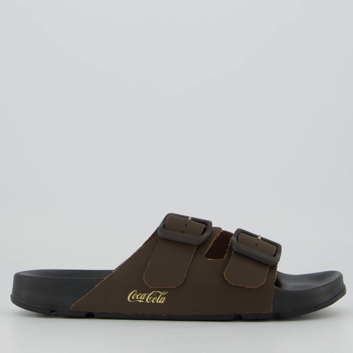 Chinelo Coca Cola Slide Urban Classic Marrom Marrom 2