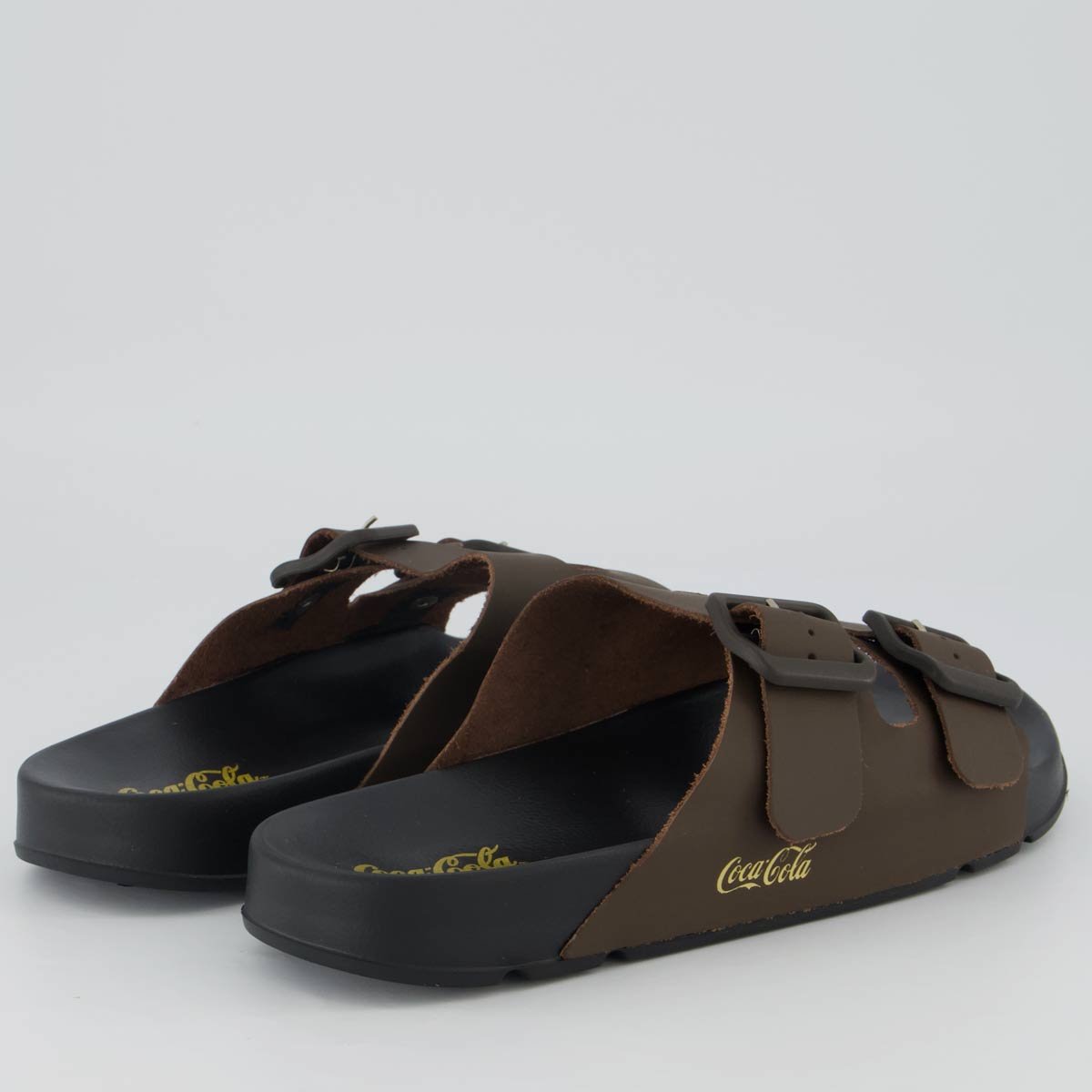 Chinelo Coca Cola Slide Urban Classic Marrom Marrom 4