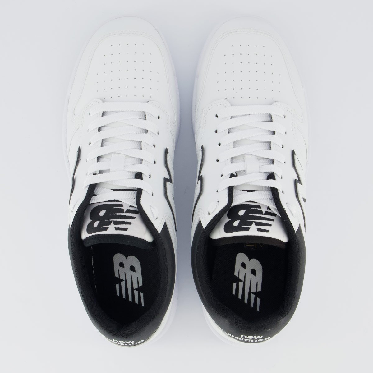 Tênis New Balance 480 L Branco e Preto Branco 4
