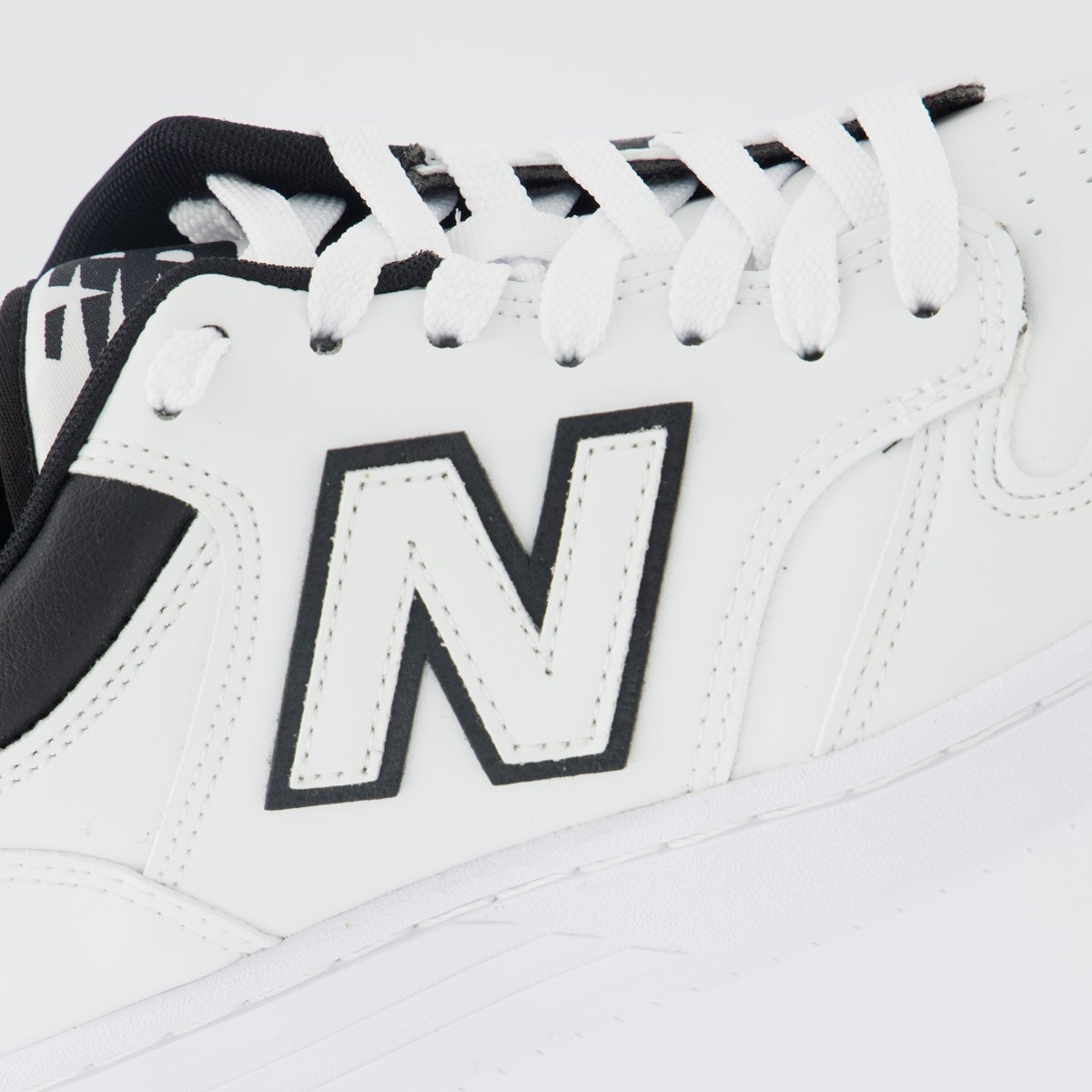 Tênis New Balance 480 L Branco e Preto Branco 7