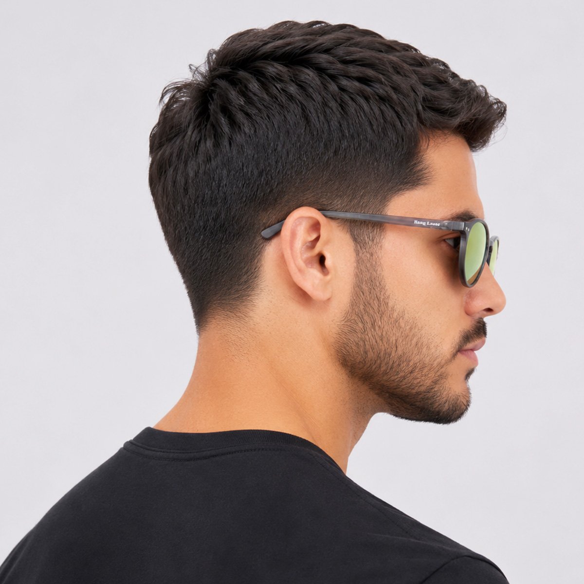 Óculos de Sol Hang Loose Bella Preto e Amarelo Preto 5
