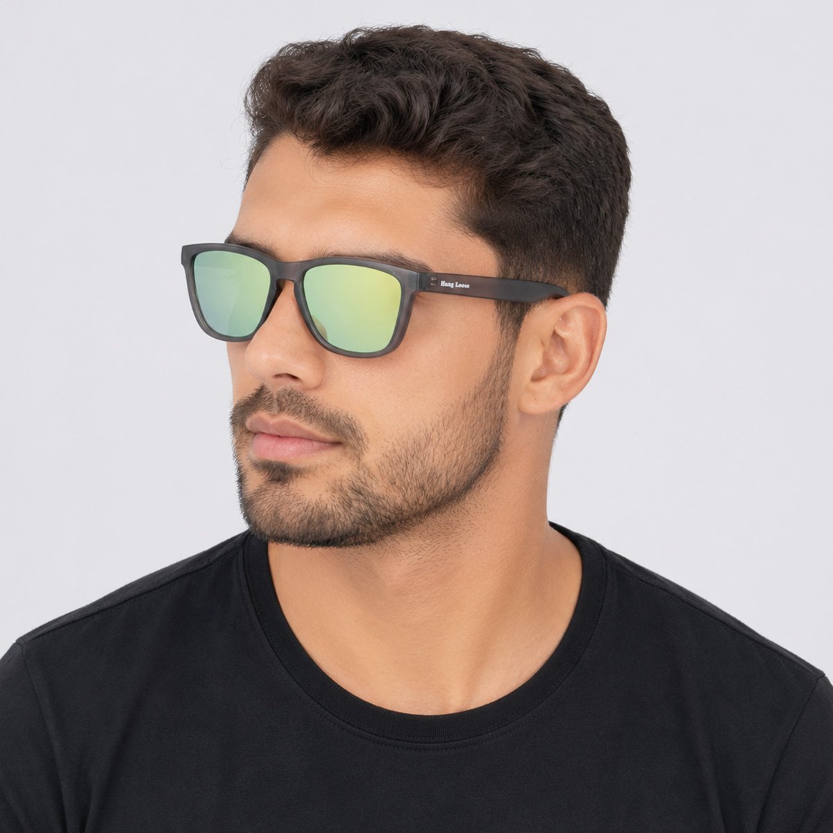 Óculos de Sol Hang Loose Asos Preto e Amarelo Preto 4