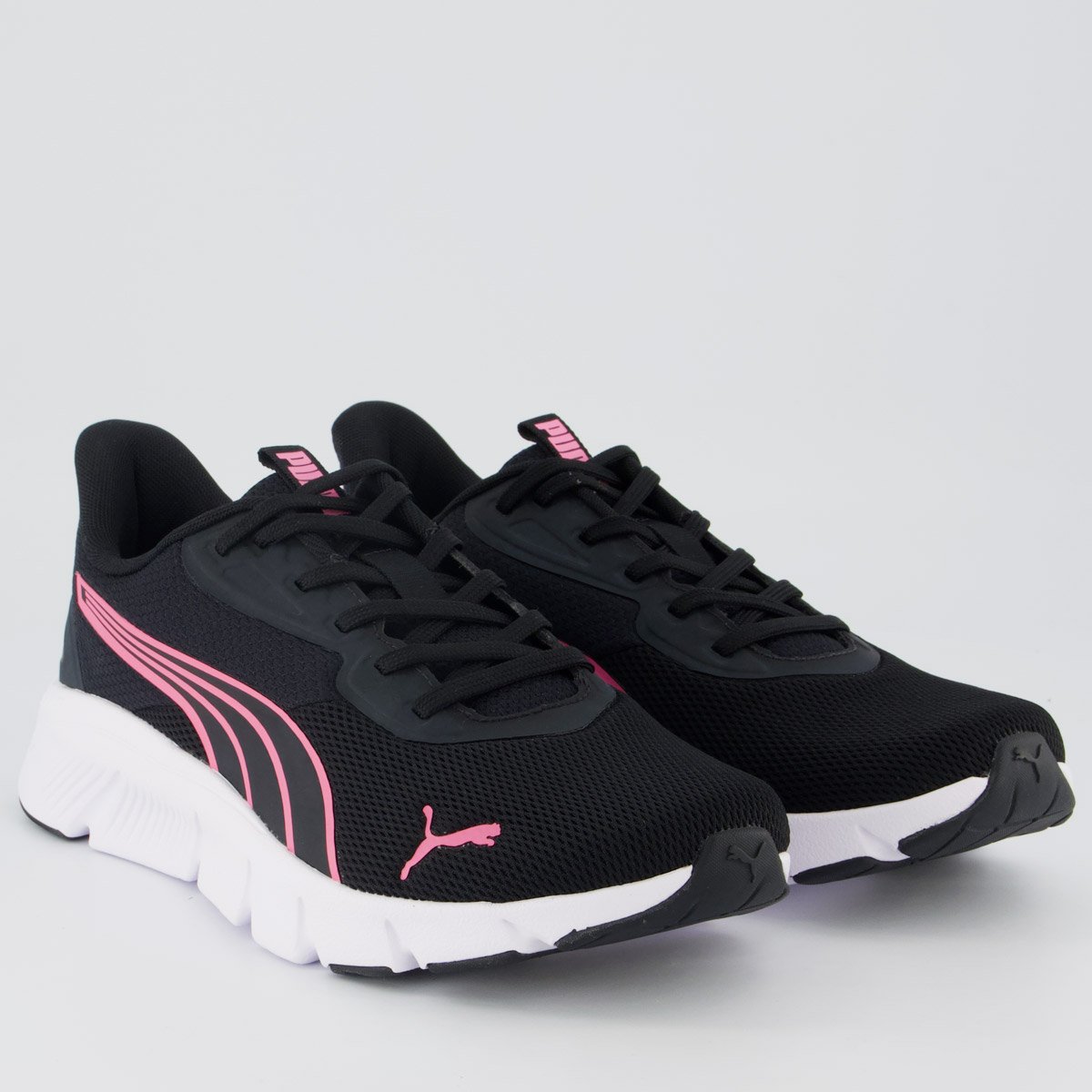 Tênis Puma FlexFocus Lite Modern Wns BDP Feminino Preto e Rosa Preto 2