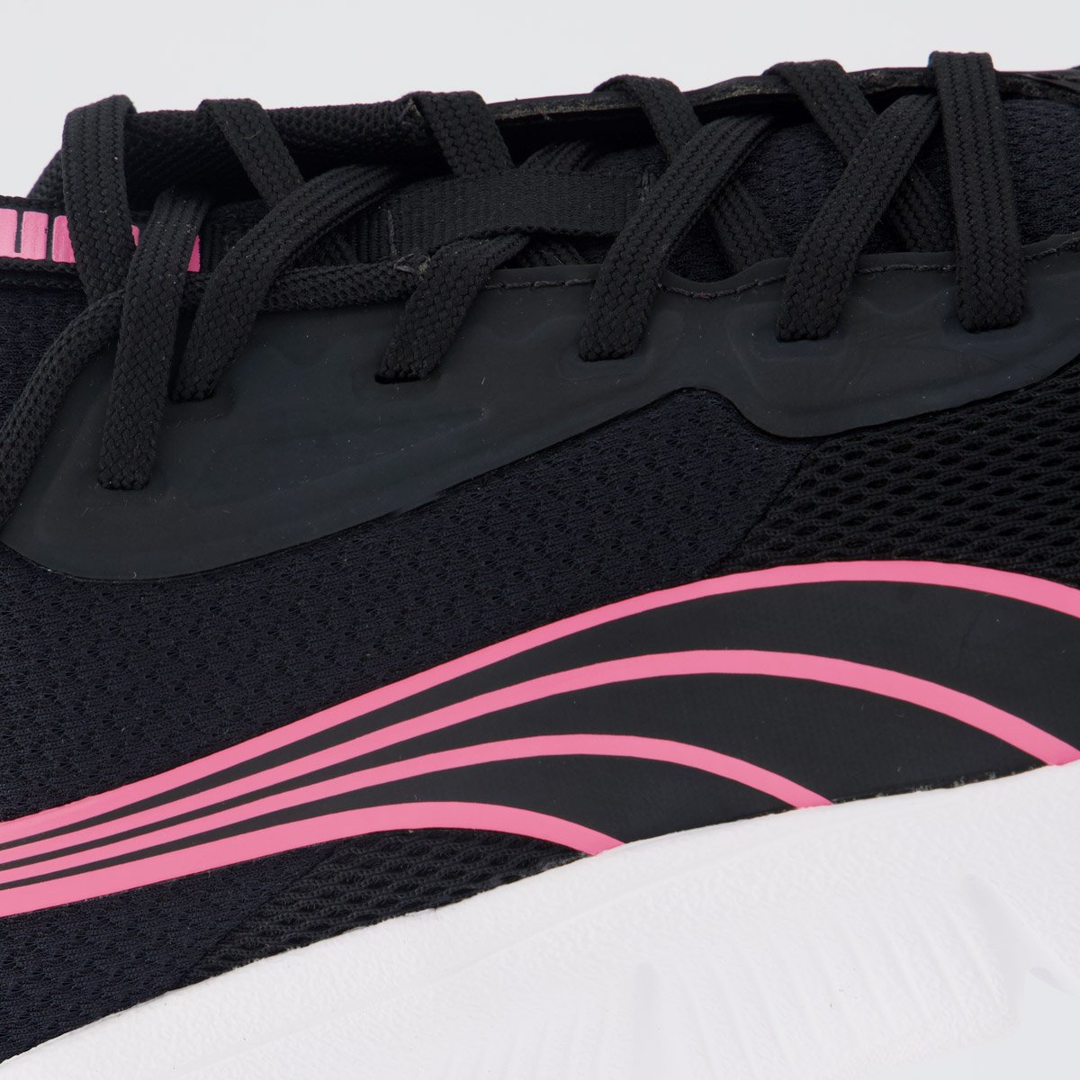 Tênis Puma FlexFocus Lite Modern Wns BDP Feminino Preto e Rosa Preto 7