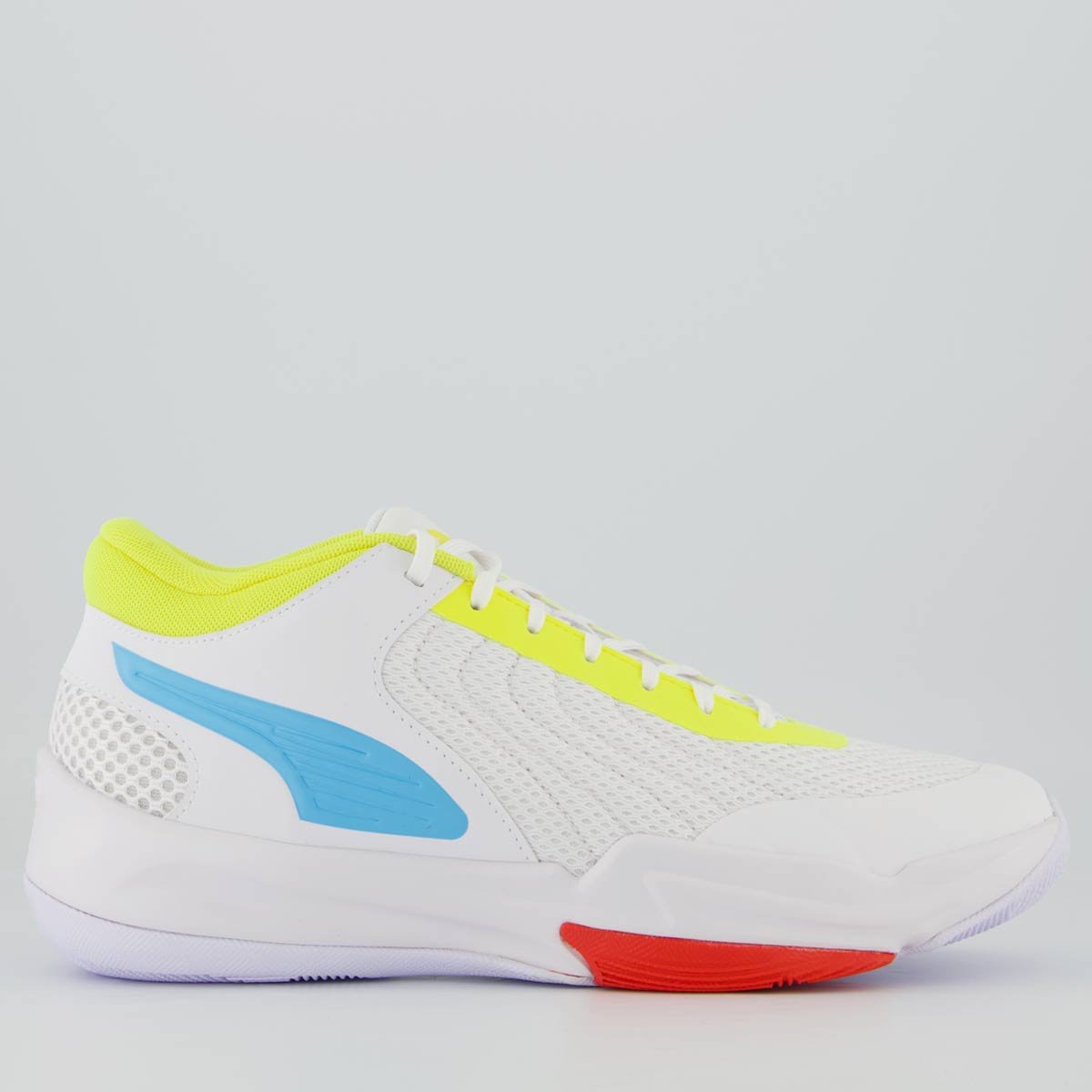 Tênis Puma Court Pro 2 Branco e Azul