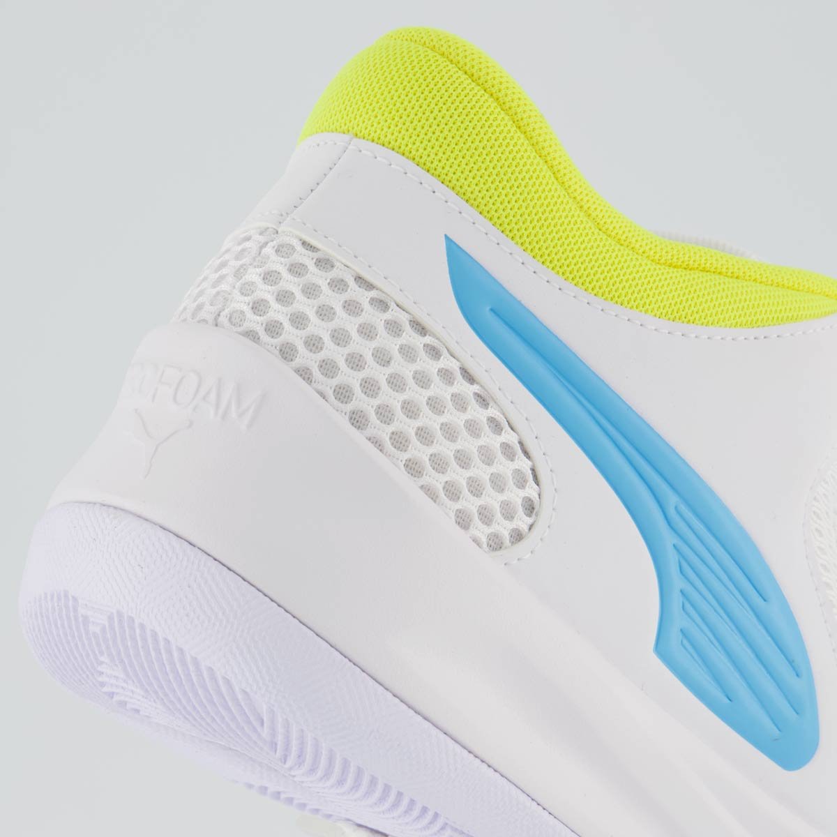 Tênis Puma Court Pro 2 Branco e Azul Branco 6