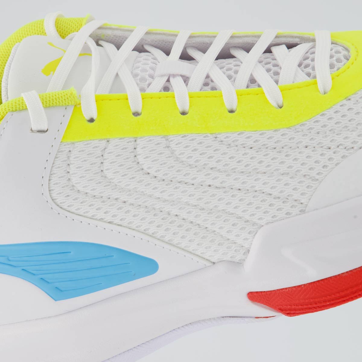 Tênis Puma Court Pro 2 Branco e Azul Branco 7