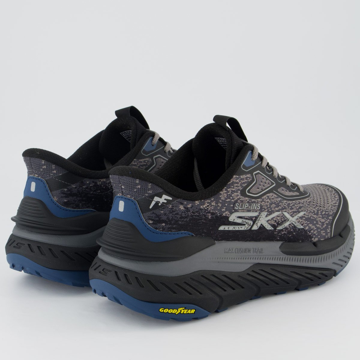 Tênis Skechers Max Cushioning Premier Trail Preto e Cinza Preto/Cinza 3
