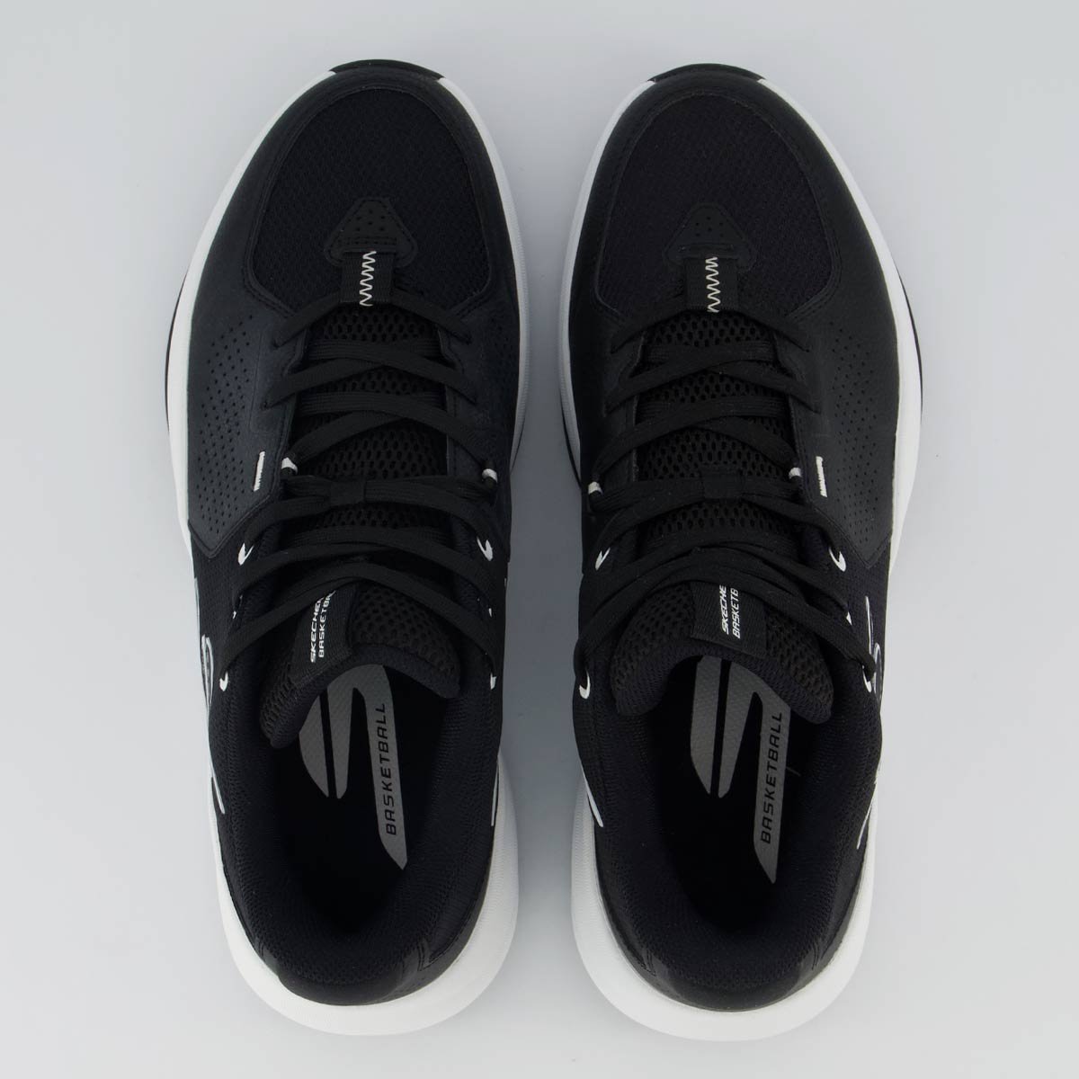 Tênis Skechers SKX Laegue Preto e Branco Preto 4