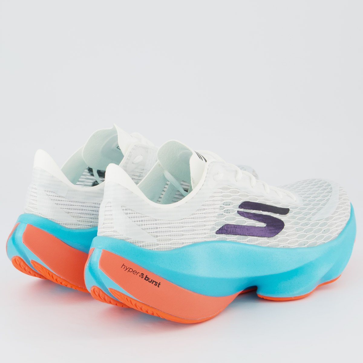 Tênis Skechers SKX Aero Tempo Feminino Cinza e Azul Cinza/Azul 3
