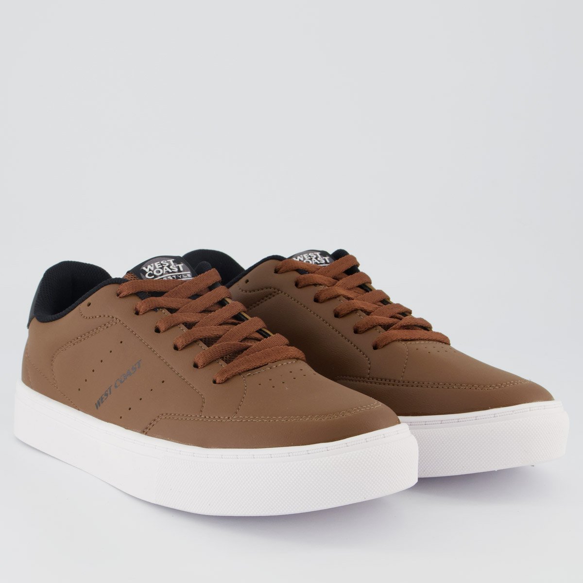 Tênis West Coast Hudson Marrom Marrom 2