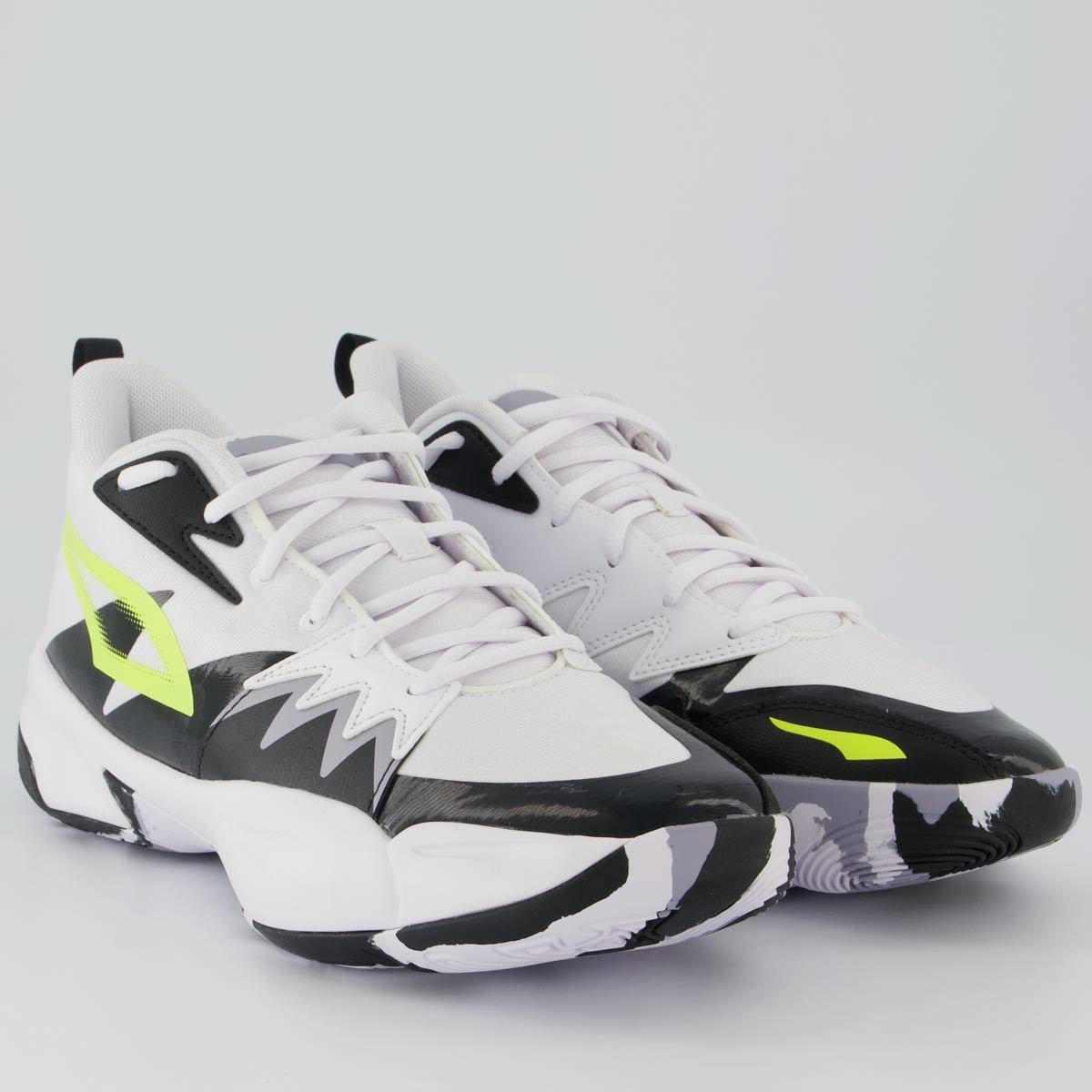Tenis Puma Genetics Branco e Preto Branco/Preto 2