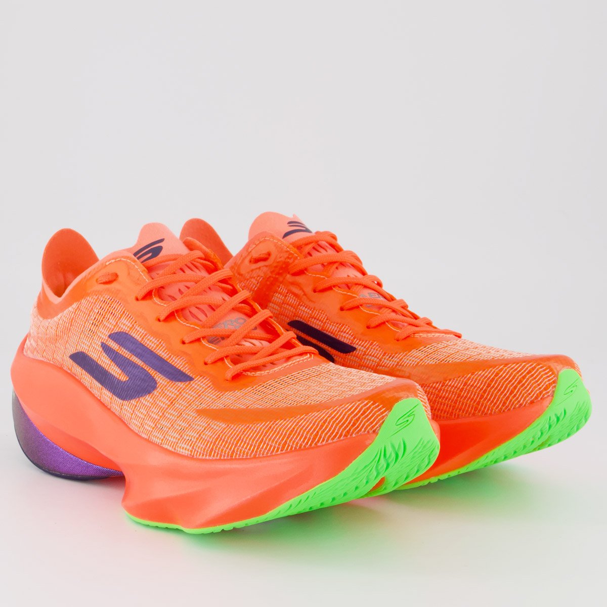 Tênis Skechers SKX Aero Tempo Feminino Laranja Laranja 2