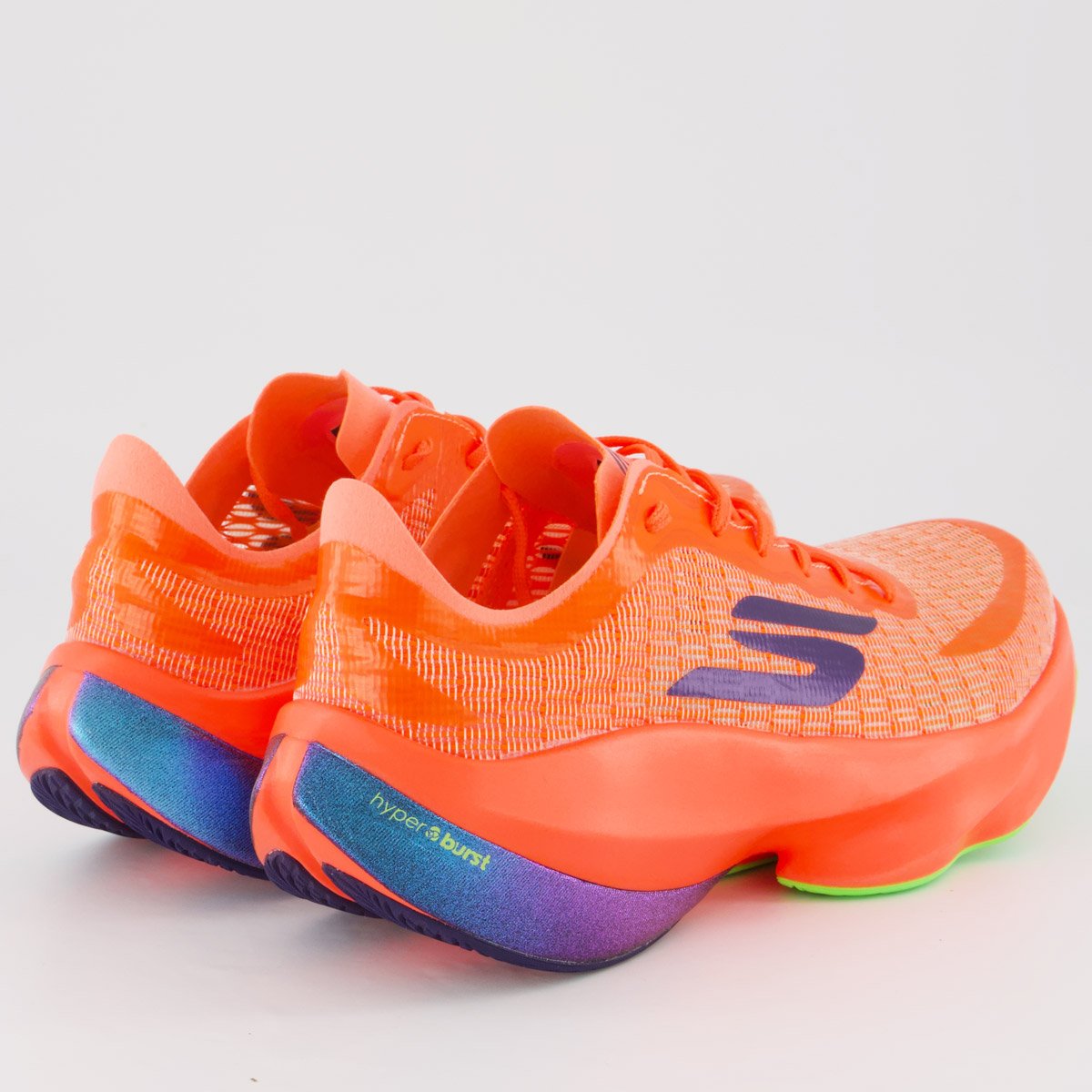 Tênis Skechers SKX Aero Tempo Feminino Laranja Laranja 3