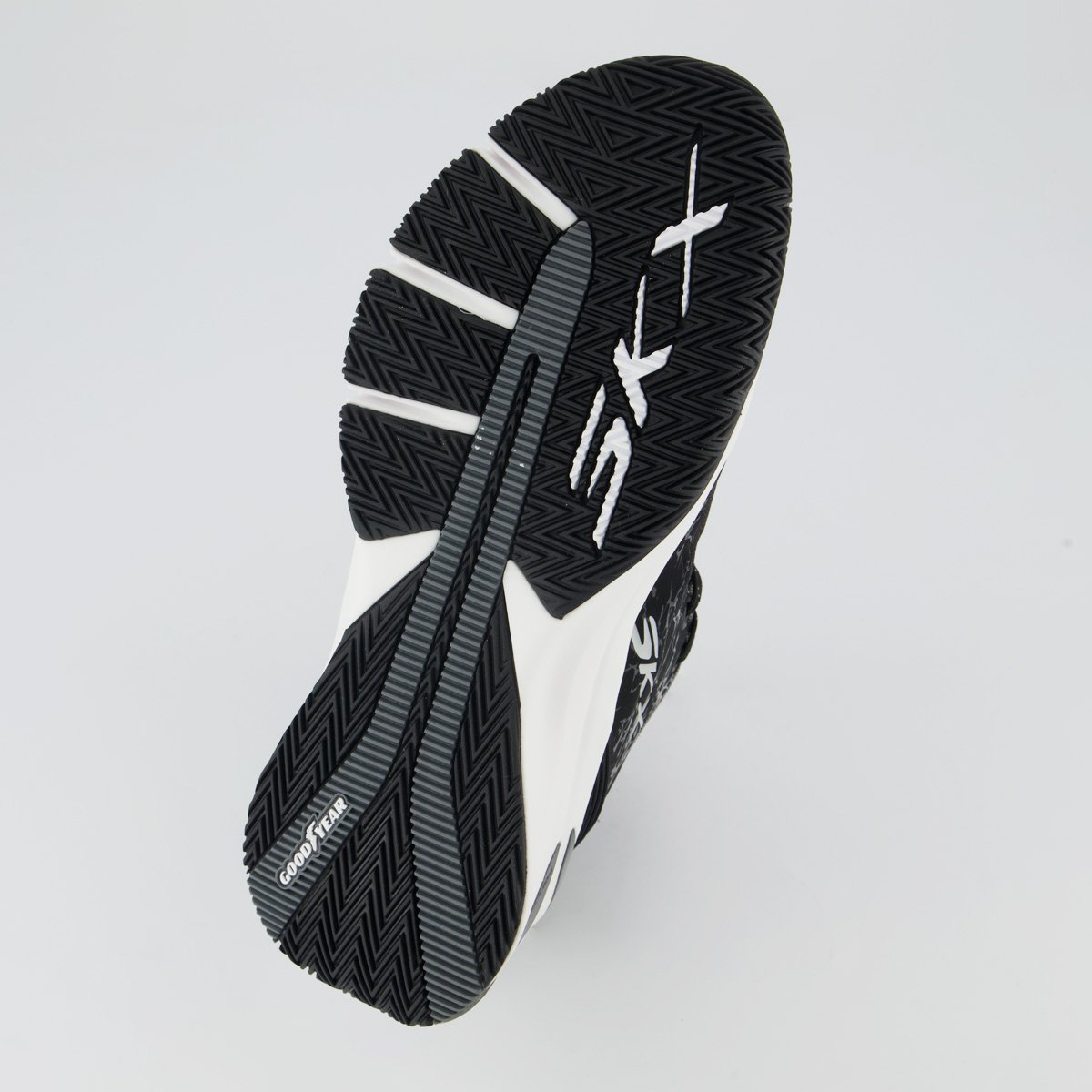 Tênis Skechers Full Court Press Preto e Branco Preto 5