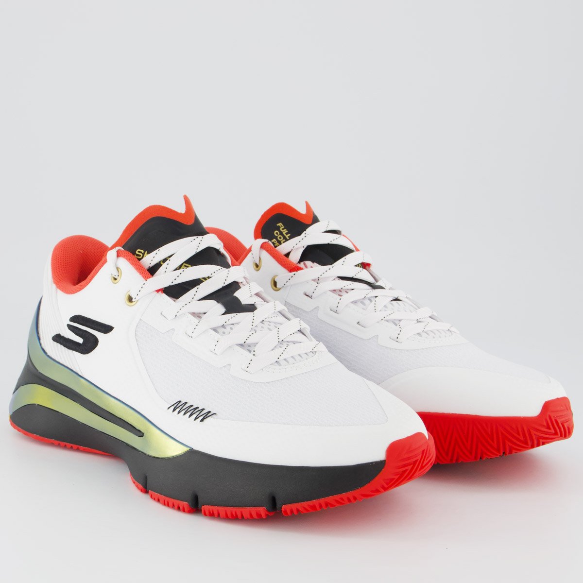 Tênis Skechers Full Court Press Branco Branco 2