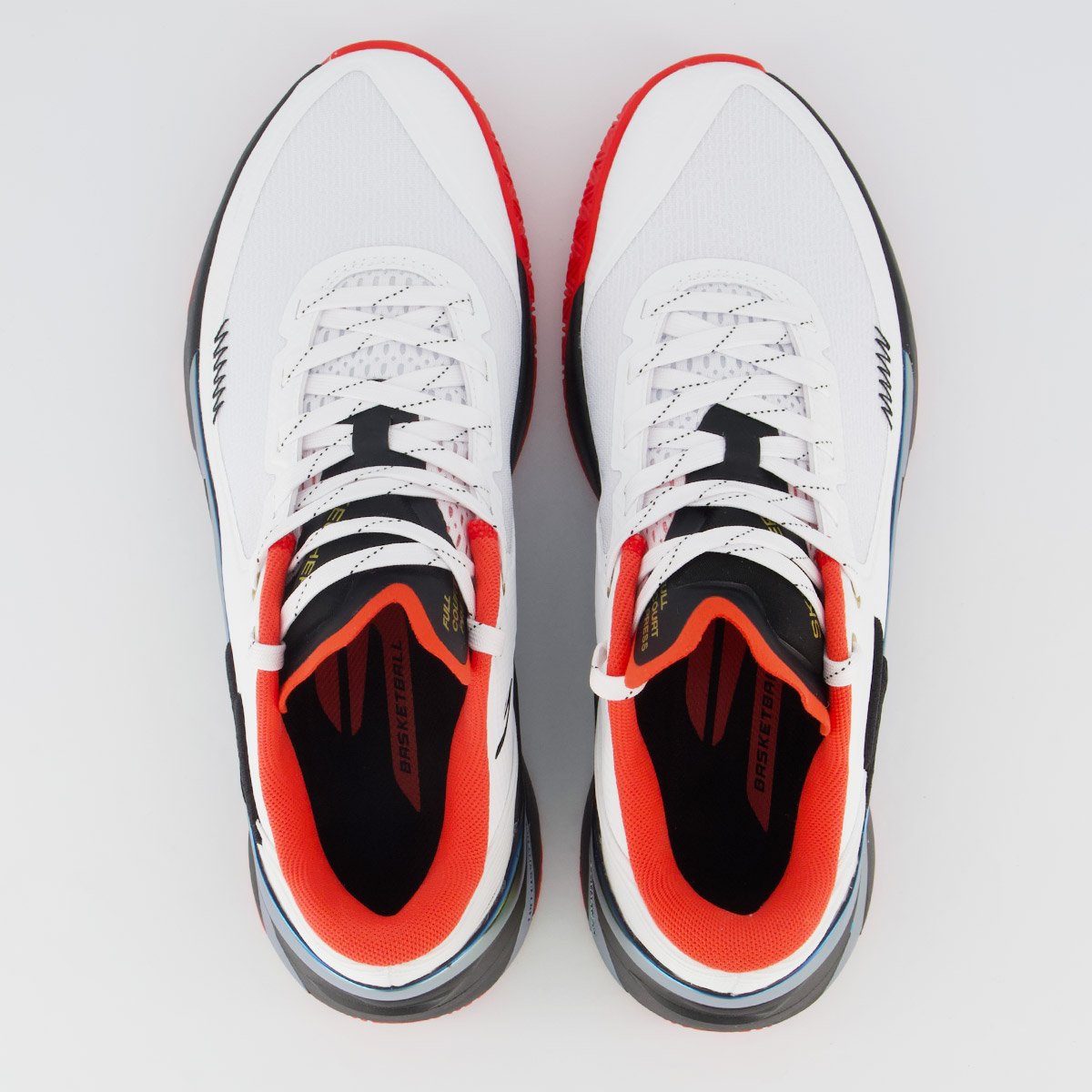 Tênis Skechers Full Court Press Branco Branco 4
