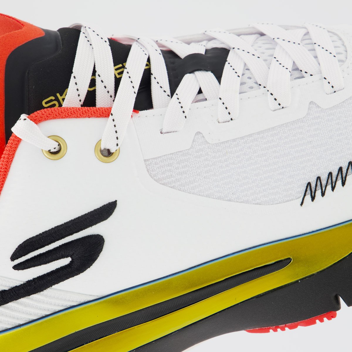 Tênis Skechers Full Court Press Branco Branco 7
