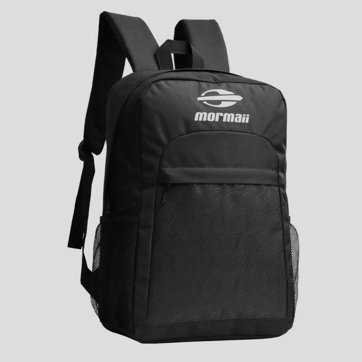 Mochila Mormaii Emborrachada Esportiva Preta Preto 2