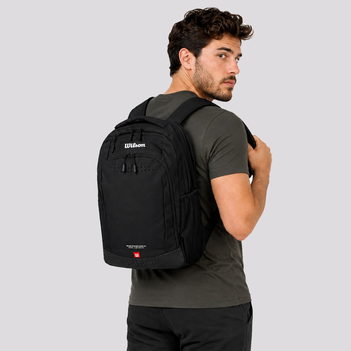 Mochila Em Poliester Wilson Preta