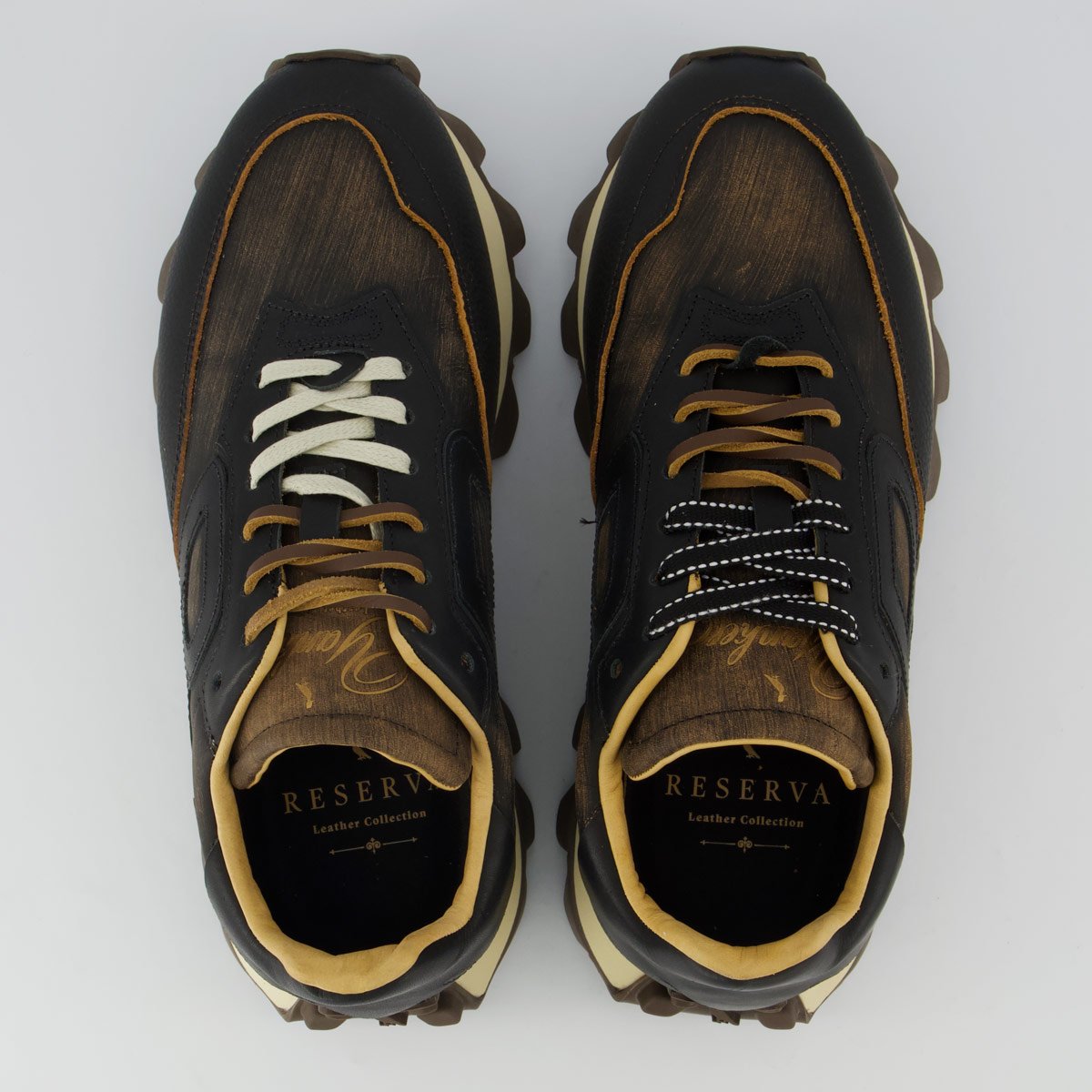 Tênis Reserva Yankee Leather Pais Preto Preto 4