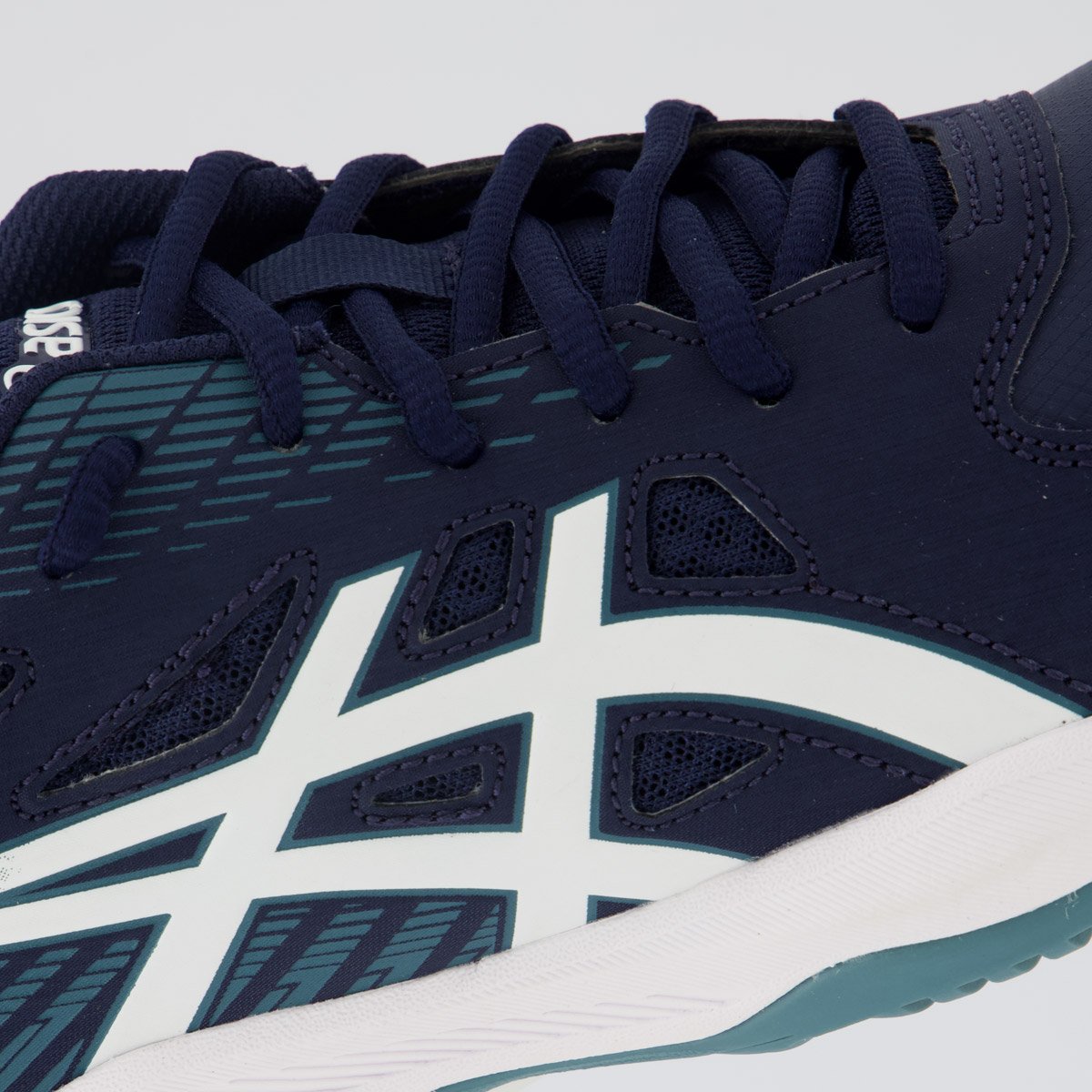 Tênis Asics Court Slide 4 Azul Marinho e Branco Azul 7