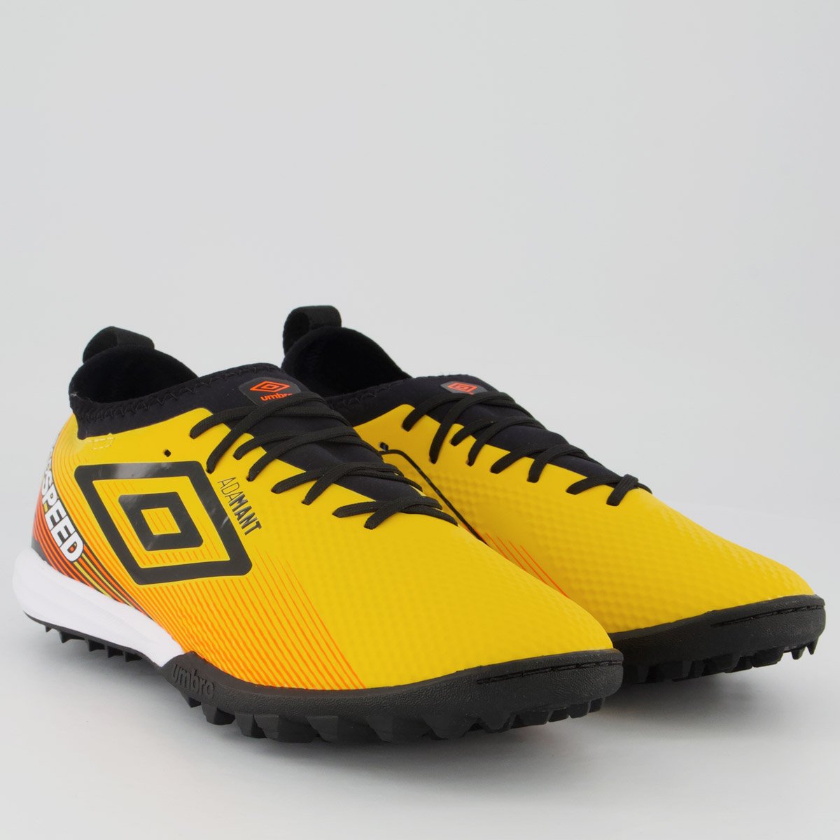 Chuteira Umbro Top Speed Club Society Laranja e Preta Laranja/Preto 2
