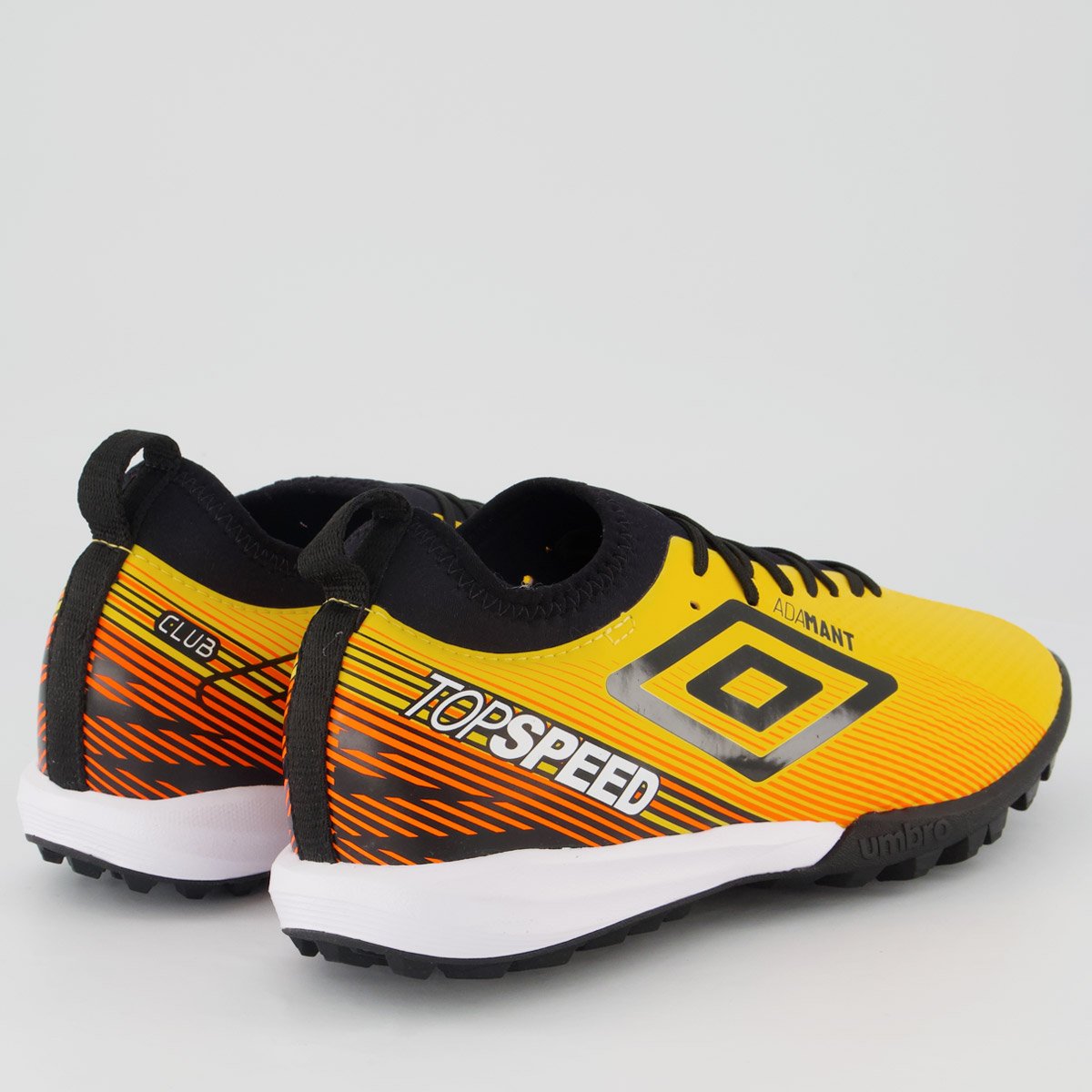 Chuteira Umbro Top Speed Club Society Laranja e Preta Laranja/Preto 3
