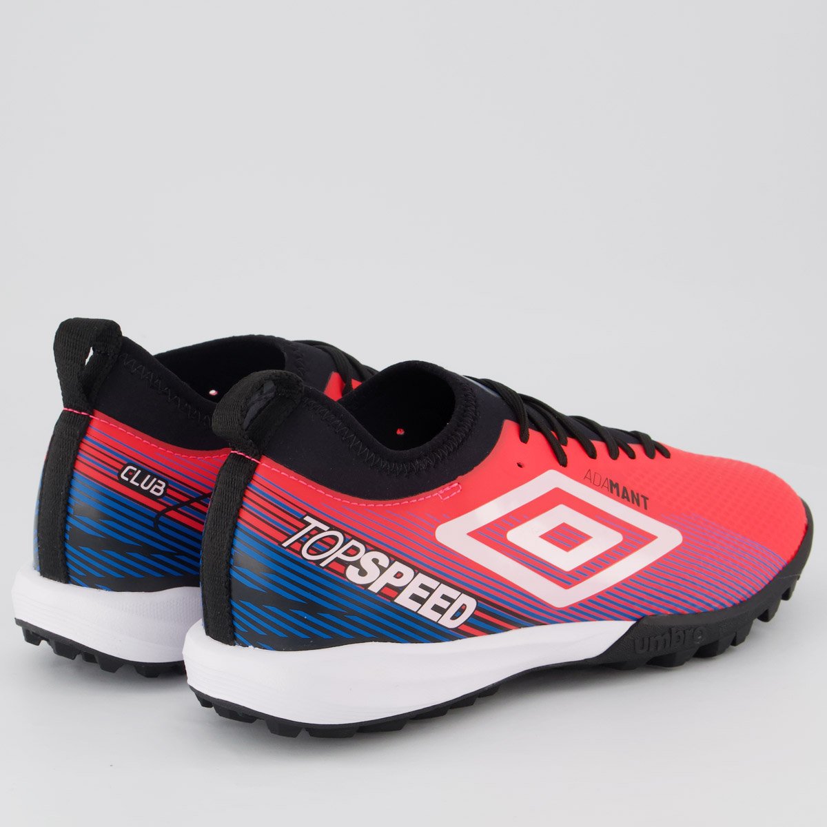 Chuteira Umbro Top Speed Club Society Rosa e Branca Rosa 3