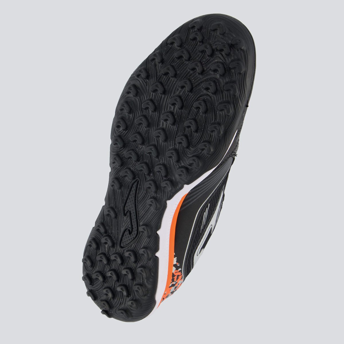 Chuteira Joma Liga 5 Society Preta e Laranja Preto 5