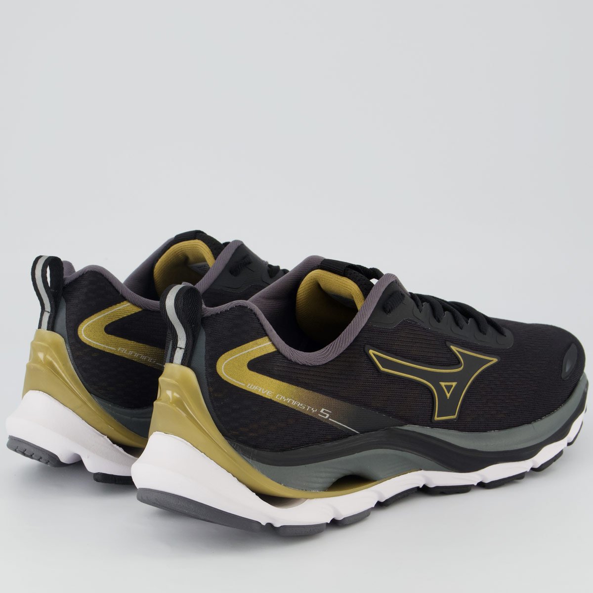 Tênis Mizuno Wave Dynasty 5 Preto Preto 3