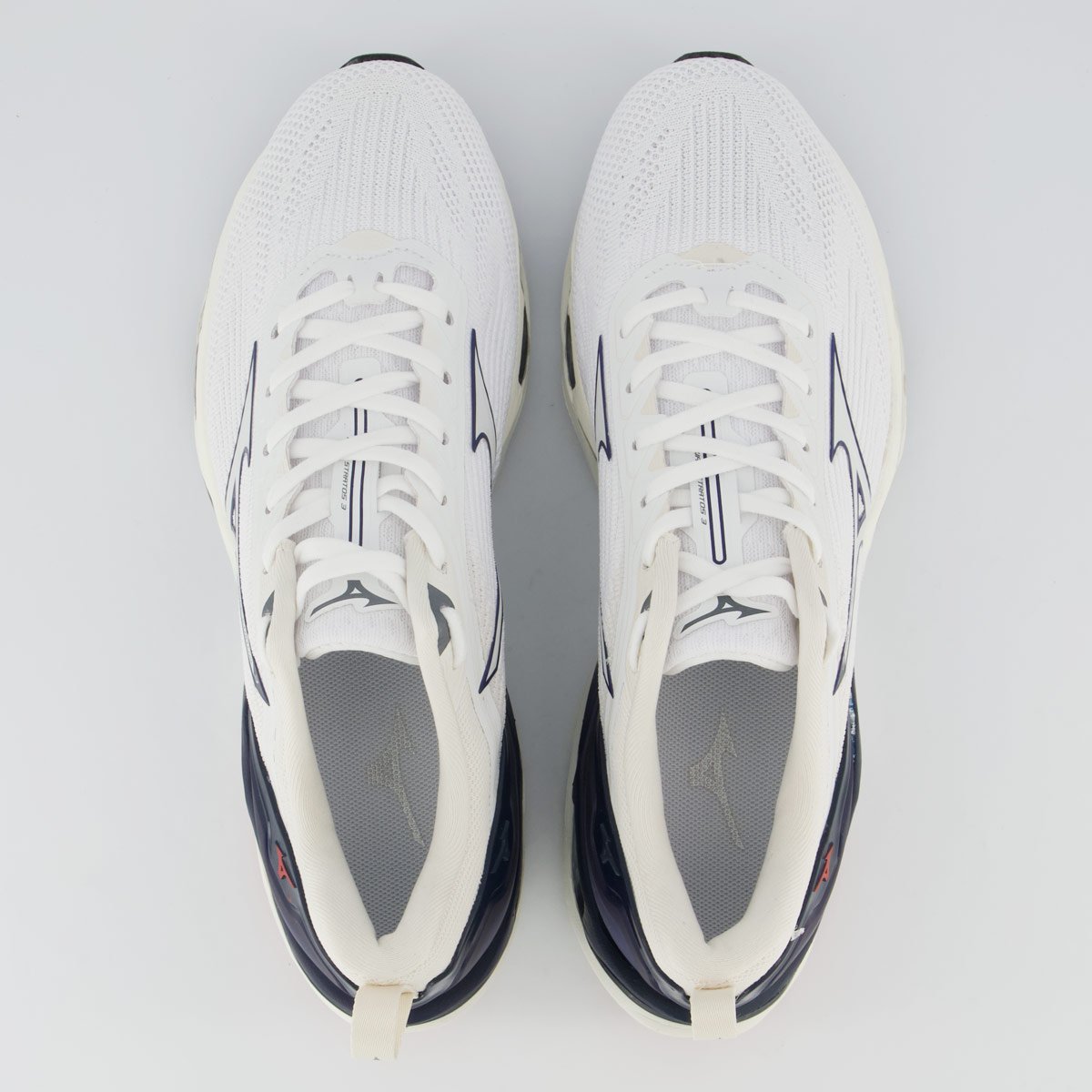 Tênis Mizuno Wave Stratos 3 Branco e Azul Marinho Branco/Azul 4