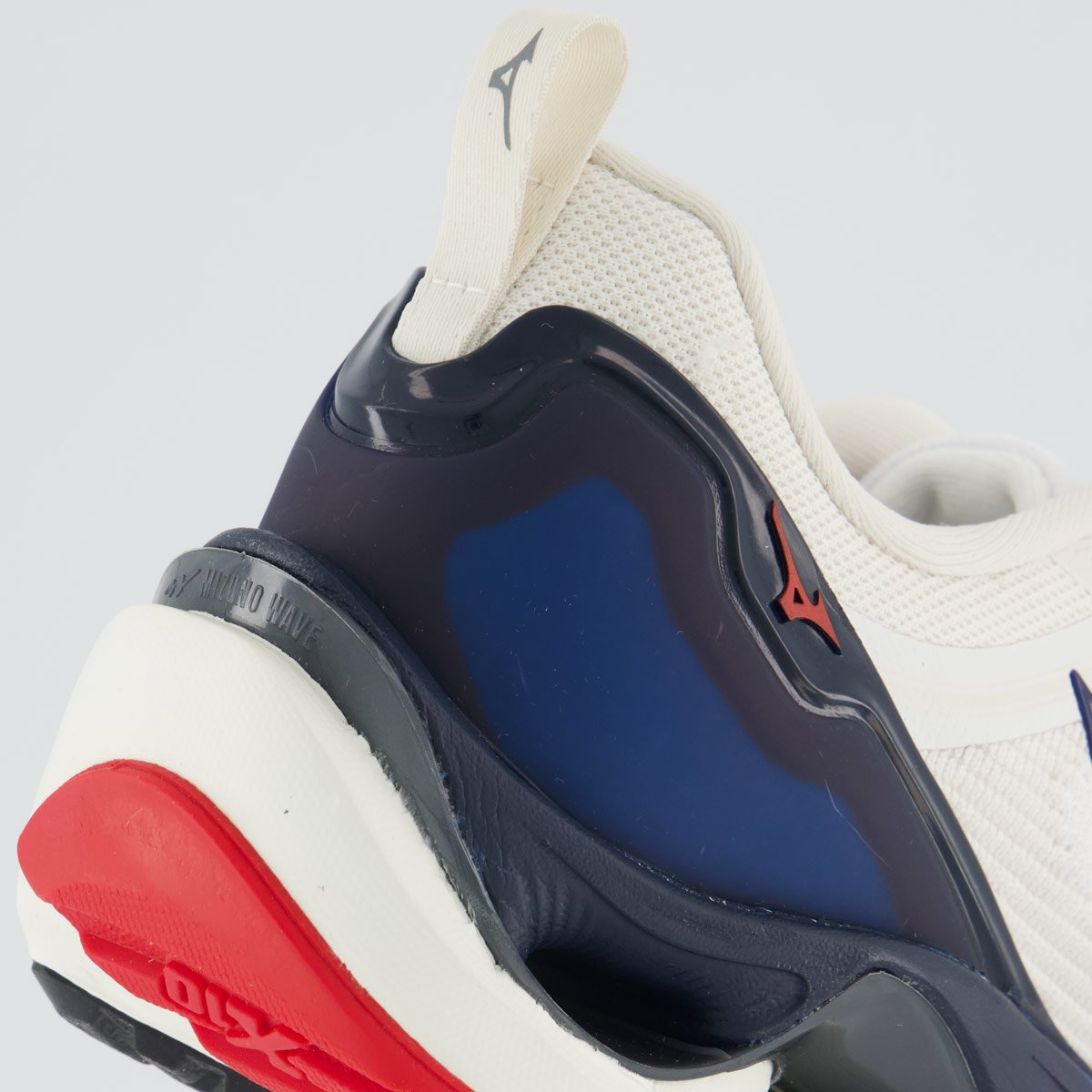 Tênis Mizuno Wave Stratos 3 Branco e Azul Marinho Branco/Azul 6