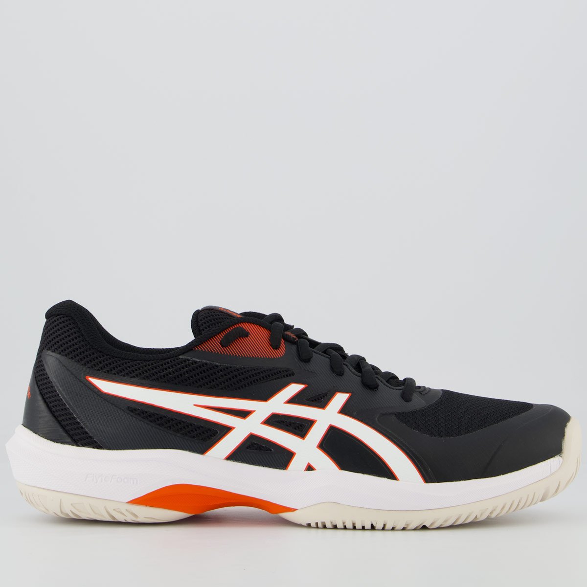 Tênis Asics Game FF Preto e Branco
