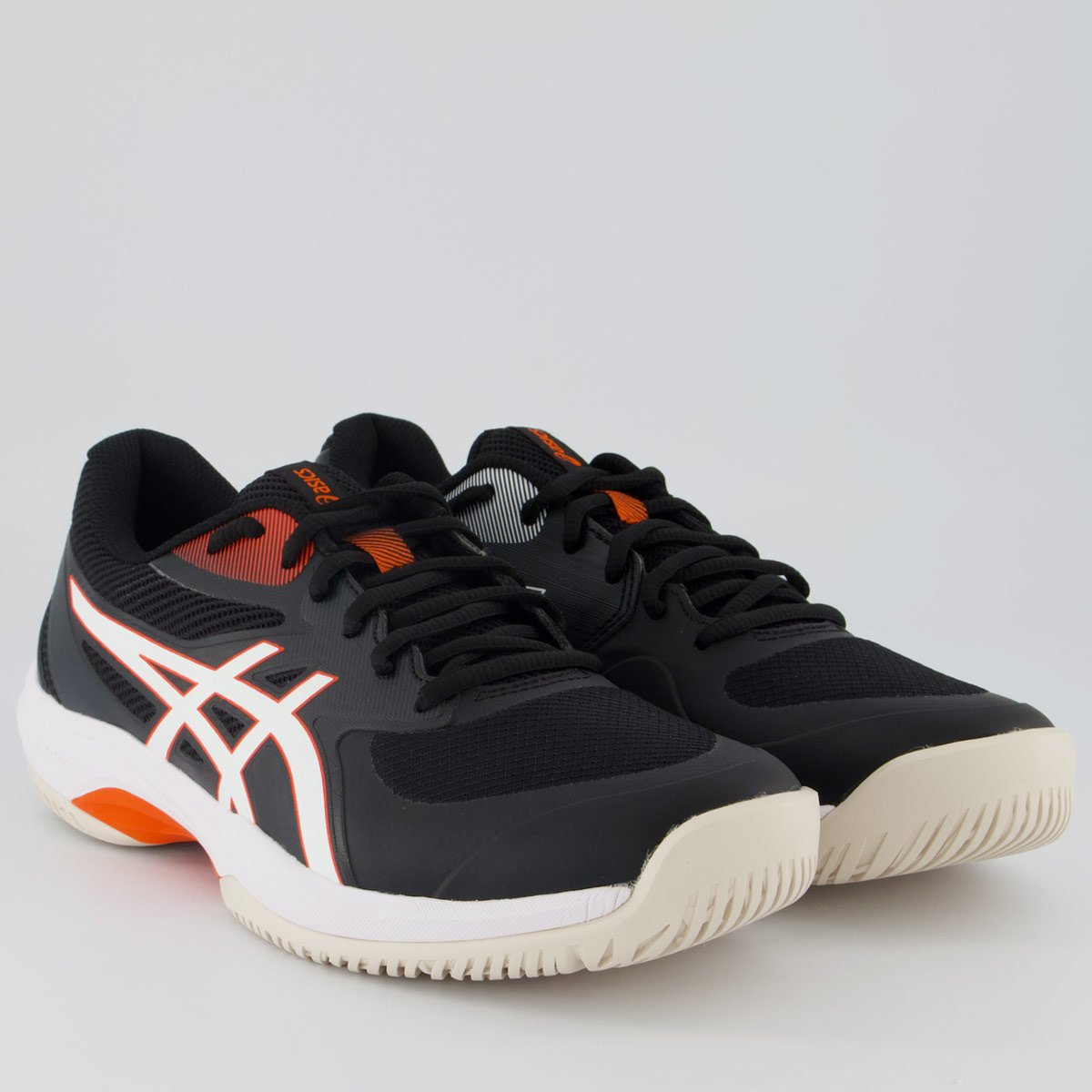 Tênis Asics Game FF Preto e Branco Preto 2