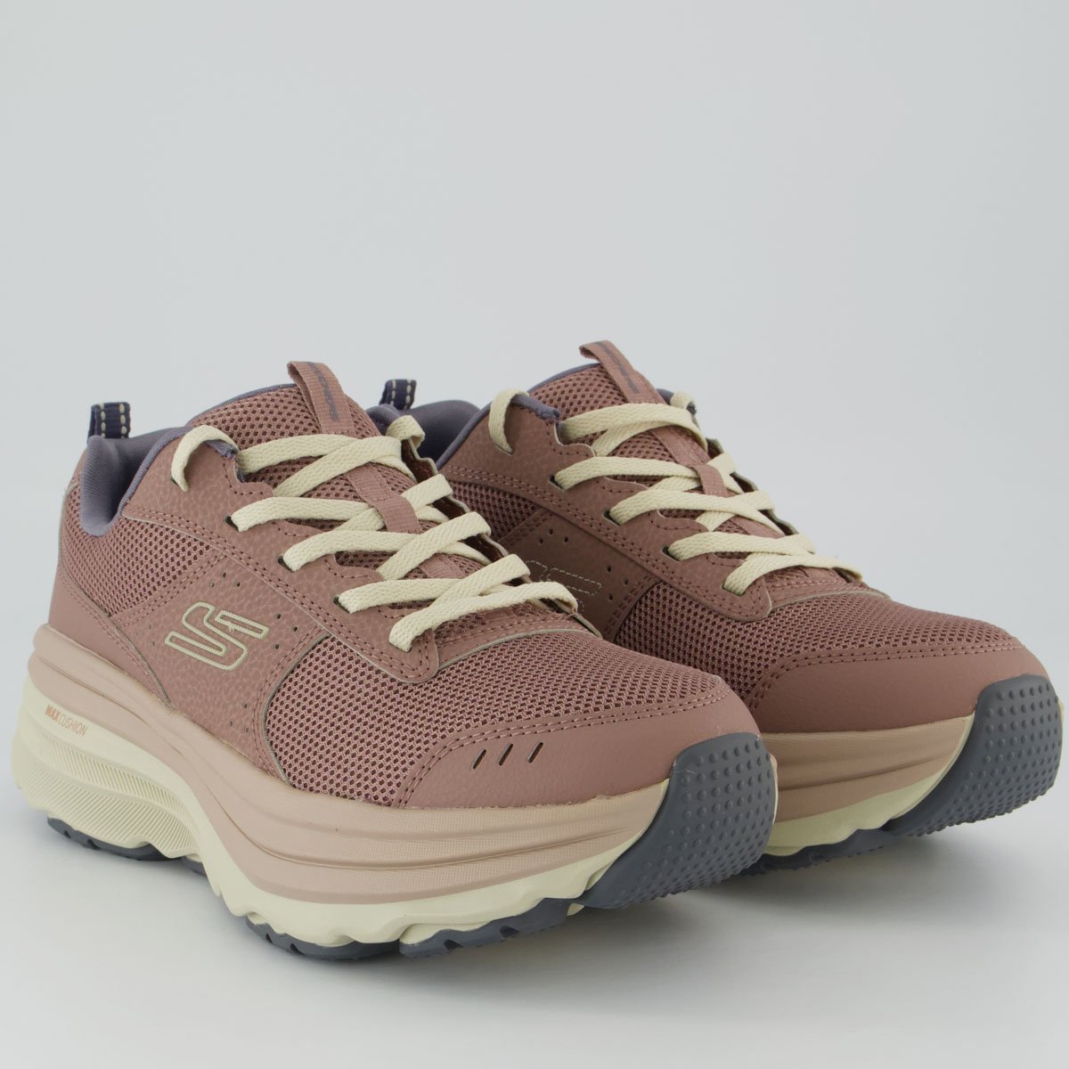 Tênis Skechers Max Cushioning Zirrus Feminino Lilás Rosa/Lilás 2