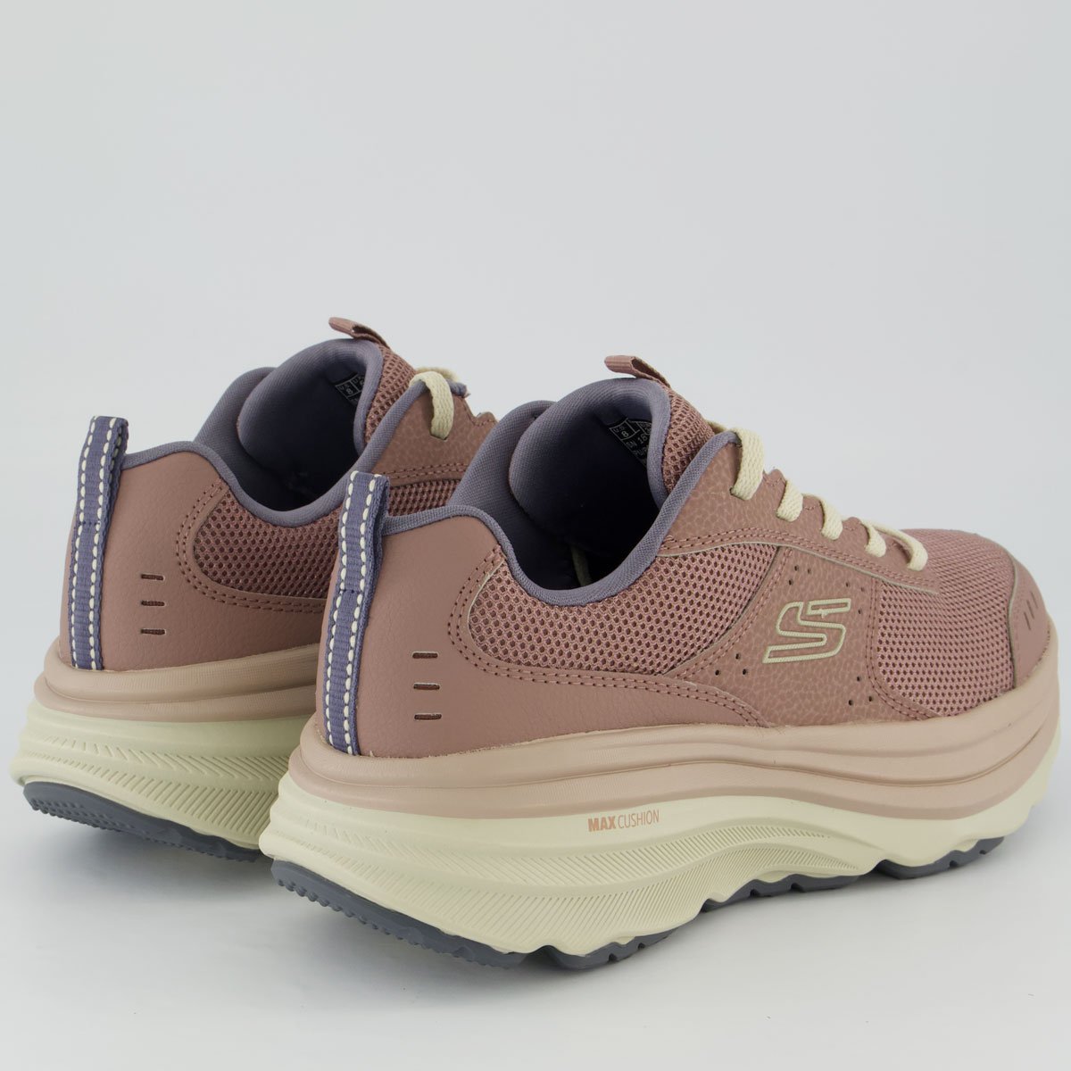 Tênis Skechers Max Cushioning Zirrus Feminino Lilás Rosa/Lilás 3