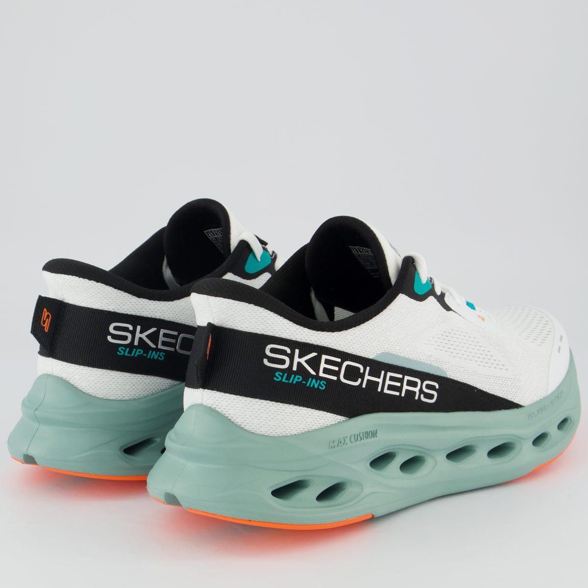 Tênis Skechers Max Cushioning Glide-Step Branco Branco 3