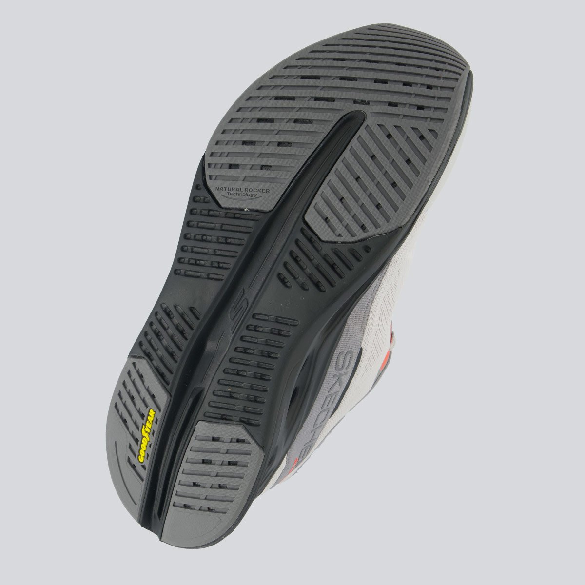 Tênis Skechers Max Cushioning Glide-Step Cinza Branco/Cinza 5