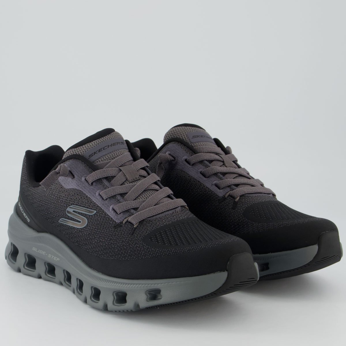 Tênis Skechers Glide-Step Pro Preto e Cinza Preto 2
